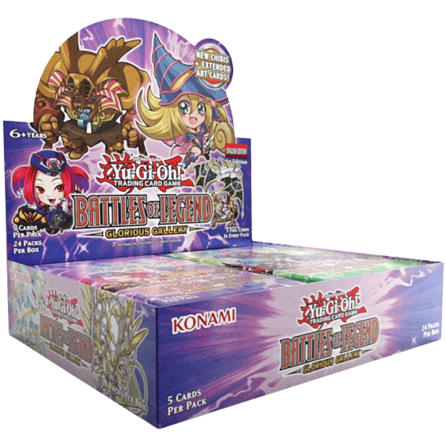 Yu-Gi-Oh!: Battles of Legend - Glorious Gallery - Booster Box 1st Edition (PREORDER) (BLGG)